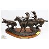 Image 2 : WESTERN SCULPTURE ENTITLED COWBOY TWO STEP