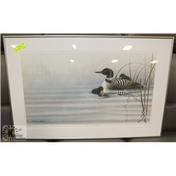 FRAMED, LTD EDITION SIGNED PRINT BY TERRANCE