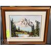 Image 1 : VINTAGE 1979 OIL PAINTING "BOW