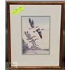 Image 1 : FRAMED, SIGNED SUE COLEMAN PRINT 'CANADA