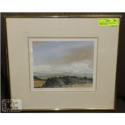 FRAMED WATER COLOR, LTD ED 50/200 BY JEAN M.