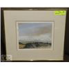 Image 1 : FRAMED WATER COLOR, LTD ED 50/200 BY JEAN M.
