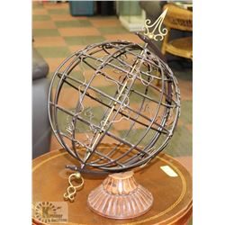 METAL SEE THROUGH GLOBE