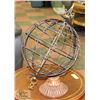 Image 1 : METAL SEE THROUGH GLOBE