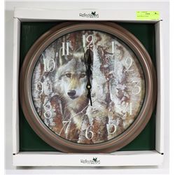 NEW WOLF CLOCK