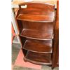Image 1 : SMALL 4 SHELF BOOKCASE, 18.5"X10"X40".