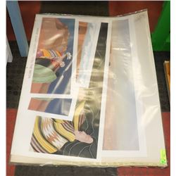 LOT OF 18 ASSORTED ART PRINTS