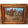 Image 1 : FRAMED ANTIQUE A. FRISERG T.N.P. CO PICTURE.