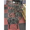Image 1 : 3 PIECE SHOWHOME STYLE GLASS TOP COFFEE TABLE