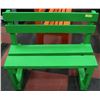Image 1 : GREEN GARDEN BENCH 35" X 15" 32"