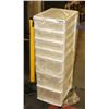 Image 1 : 7 DRAWER WHITE PLASTIC NEW MINI CHEST