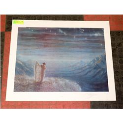 MICHAEL R. WHIPPLE PRINT "DAWN" PENCIL SIGNED.