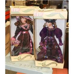 LOT OF 2 COLLECTOR 18"H DOLLS.