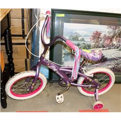 HELLO KITTY KIDS BIKE PURPLE