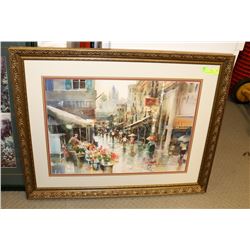 AFTER THE RAIN PRINT BY BRENT HEIGHTON WITH ORNATE