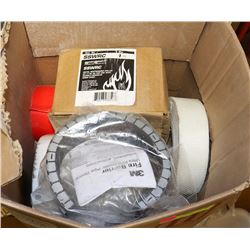 BOX OF 3M FIRE BARRIER PIPE DEVICE, METAL