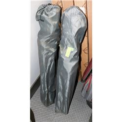 LOT OF 2 FOLDING CAMP CHAIRS IN BAG.