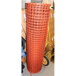 APPROX 50' OF ORANGE FENCING