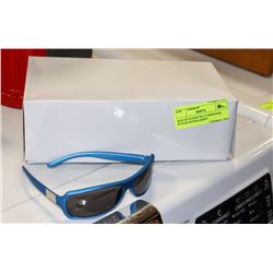 BOX OF OCEAN BLUE DESIGNER STYLED SUNGLASSES