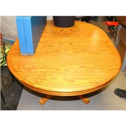 OAK TABLE, 60"X42"X30"