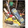 Image 1 : BOX OF TOOLS, DEWALT HAND VACUUM AND MORE