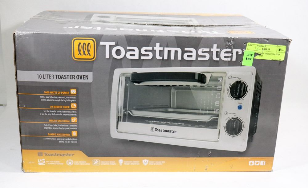 TOASTMASTER 4 SLICE TOASTER OVEN (UNUSED)