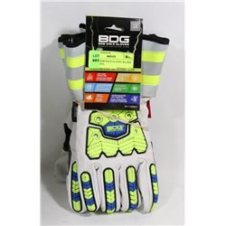 2 PAIR-  BOB DALE GLOVES WATER REPELLENT,