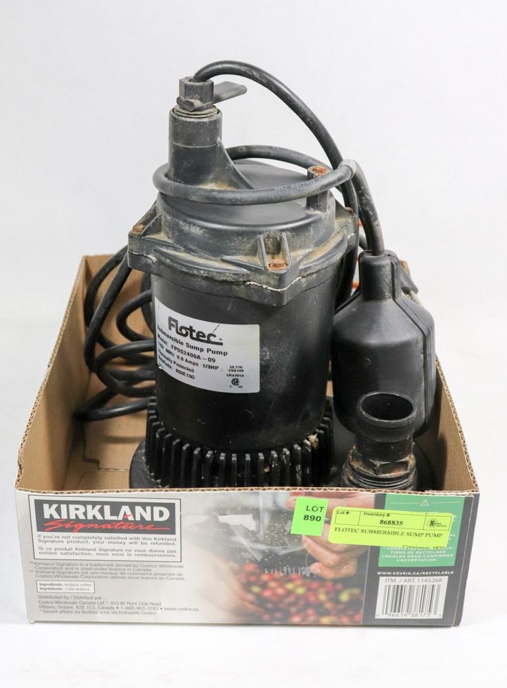 FLOTEC SUBMERSIBLE SUMP PUMP