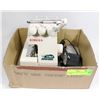 Image 1 : SINGER TINY SERGER WITH FOOT CONTROL