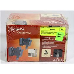 2 LOUDSPEAKER WALL MOUNTS HOLDS UP TO 55 LBS