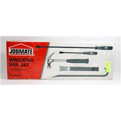 NEW JOBMATE 5-PC WRECKING BAR SET -