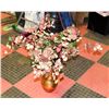 Image 1 : 14" VASE WITH ARTIFICIAL FLOWERS