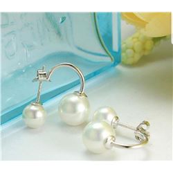 925 STERLING SILVER FRESHWATER PEARL STUD EARRINGS