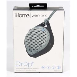 IHOME WIRELESS DROP+ SPLASHPROOF SPEAKER