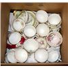 Image 1 : LARGE BOX OF VARIOUS TEACUPS & SAUCERS