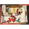 Image 1 : FLAT OF VINTAGE COLLETIBLES- LESNEY, MATCHBOX CARS
