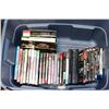 Image 1 : BOX WITH ASSORTED DVDS AND GAMES