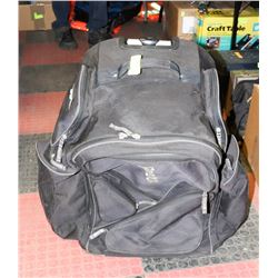 XLARGE BLACK REEBOK ROLLING BACKPACK -