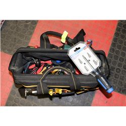 DEWALT 16 INCH TRADEMAN'S TOOLBAG FULL