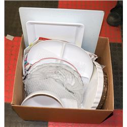 LARGE GLASS CUTTING BOARD, ASSORTED CRYSTAL, GLASS