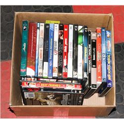 BOX OF ASSORTED DVDS INCL XMEN X2, KINGDOM HEAVEN,