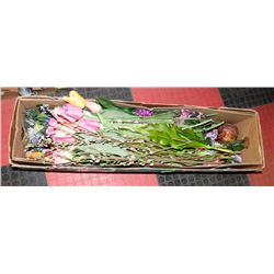 FLOWER SHOP BOX OF SILK SPRING FLOWERS