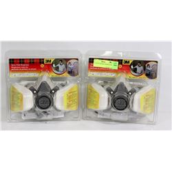 TWO 3M SPRAY RESPIRATORS