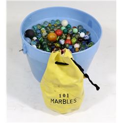 LOT OF VINTAGE MARBLES