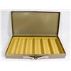 Image 1 : METAL COIN COLLECTORS STORAGE BOX.