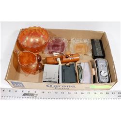 FLAT OF ESTATE COLLECTIBLES, CAMERA  ACCESSORIES