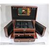 Image 1 : LARGE WOODEN JEWELLERY ARMOIRE.