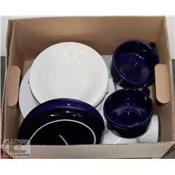 BLUE & WHITE DISHES.