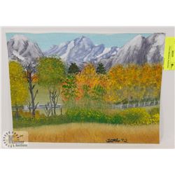 JULIA TUTTLE ORIGINAL PAINTING