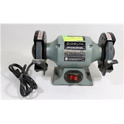 DELTA 5" BENCH GRINDER 1/5 HP W/ MANUAL